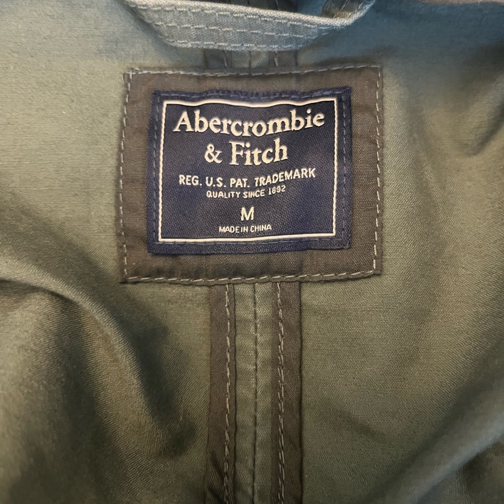 Abercrombie & Fitch Green Military Field Jacket - Picture 6 of 7